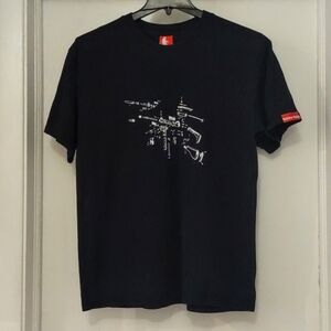 Vintage Future Relic Y2K Disassembled Gun T-Shirt